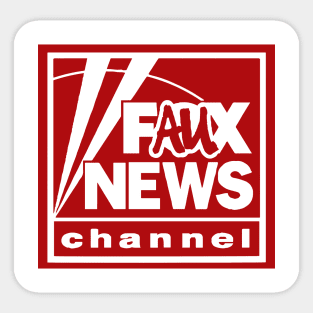 Faux News Logo Sticker